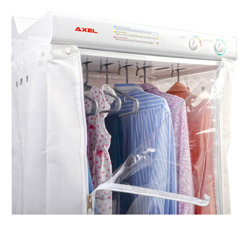 Secarropa A Calor Secador De Ropa Tender Pared Axel Ax-3000 Color Blanco