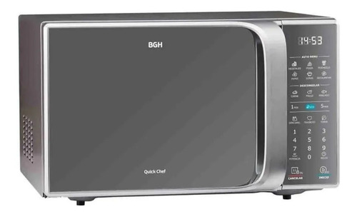 Imagen 3 de 6 de Microondas Bgh B223ds20 Plata 23 Litros Digital 1000w