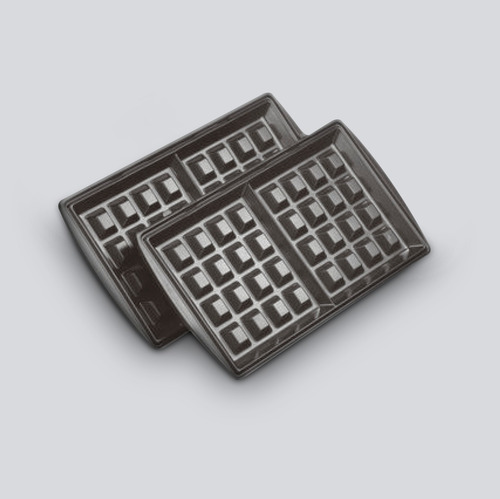 Sandwichera Ultracomb Sw 2801 3 En 1 Grill Waffles Sandwich Color Negro