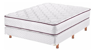 Colchon Y Somier Piero Spring 140x190cm 2pl Resortes Cuotas