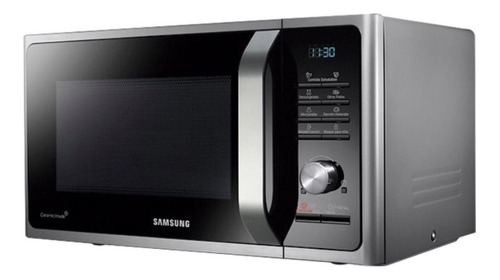 Microondas Samsung Mg23f3k3t 23 Litros Plata Grill