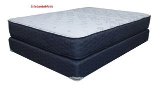 Colchon Y Sommier Suavestar Bluestar 140 X 190 Nuevo Modelo