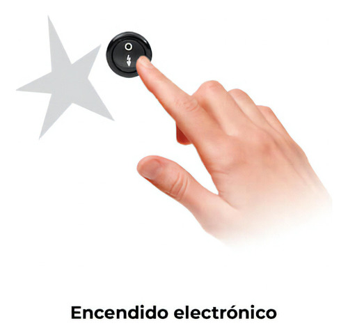 Cocina A Gas Longvie 13501xf 56cm Inox Cajón Parrilla Color Acero inoxidable