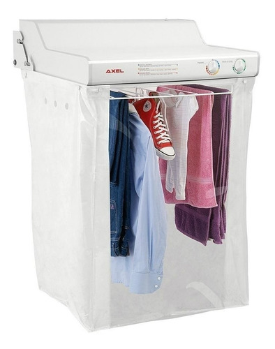 Secarropa A Calor Secador De Ropa Tender Pared Axel Ax-3000 Color Blanco