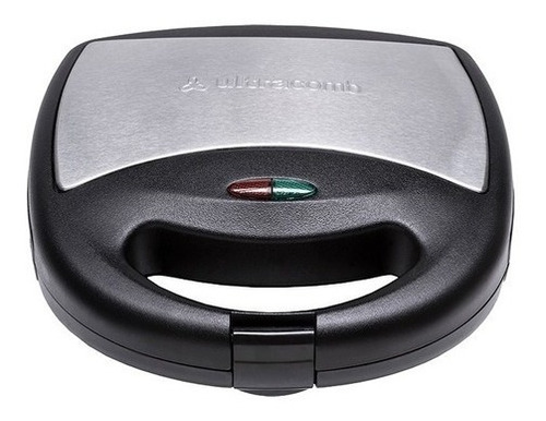 Sandwichera Ultracomb Sw 2801 3 En 1 Grill Waffles Sandwich Color Negro
