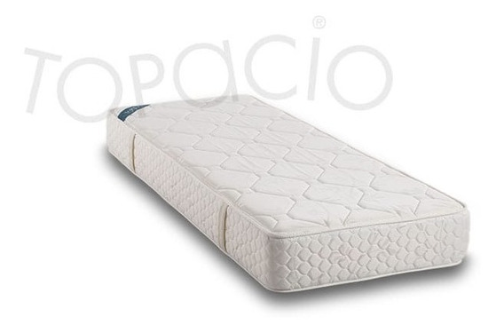Colchon Topacio Simetric 1plaza Resorte 80x190x25cm