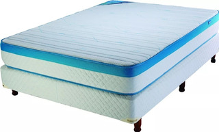 Colchon Y Somier Suavestar Sport 140x190 Espuma Alta Densida