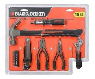 Set De Herramientas Black Decker 16 Piezas Hdt51-02