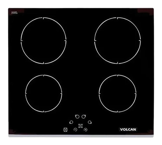 Anafe Volcán Ev4sev Eléctrico Vitrocerámico Táctil 4 H