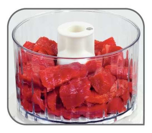 Picadora 123 + licuadora 1 litro Moulinex color blanco