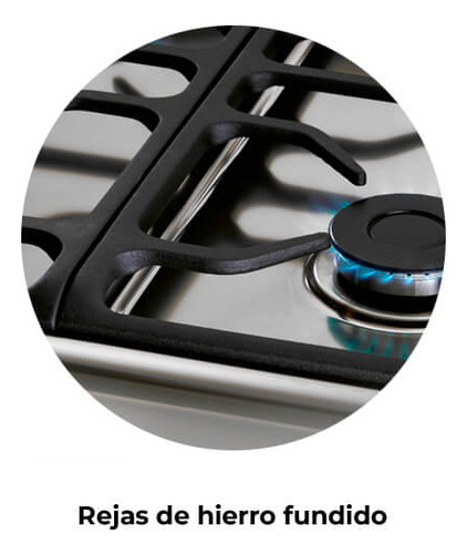 Cocina A Gas Longvie 13501xf 56cm Inox Cajón Parrilla Color Acero inoxidable