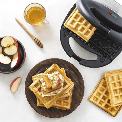 Sandwichera Ultracomb Sw 2801 3 En 1 Grill Waffles Sandwich Color Negro