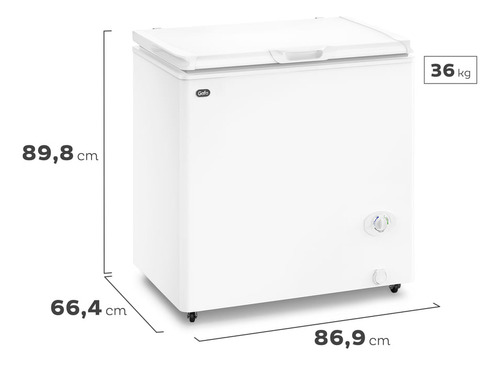 Freezer Horizontal Gafa Blanco Inverter 205lts Fghi200b-m